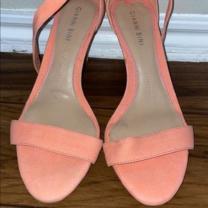 Gianni Bini peach colored heels